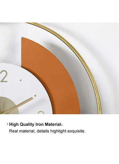 Modern Geometric Luxury Wall Clock With Silent Quartz Movement (W45 x H78)cm BF407 - Gold