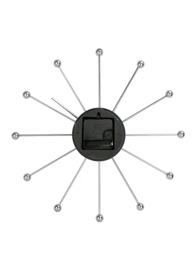 Modern Sunburst Decorative Wall Clock (W38 x H38)cm BF38004 - Grey
