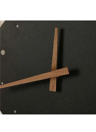 Modern Cross-Ring LED Backlit Silent Wall Clock With Remote Control BF-L001 (D50 x H50)cm - Black