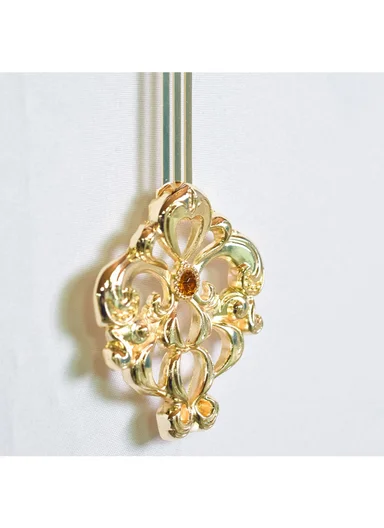 Luxury Classic Pendulum Wall Clock With Silent Quartz Movement (D32 × H66)cm BF362T- Gold