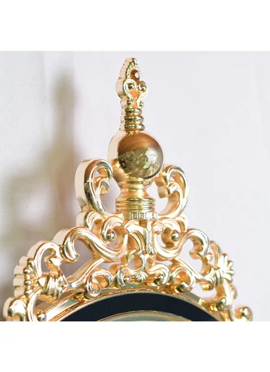 Luxury Classic Pendulum Wall Clock With Silent Quartz Movement (D32 × H66)cm BF362T- Gold