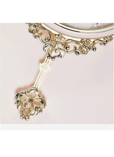 Luxury Classic Pendulum Wall Clock with Silent Quartz Movement (D32 × H66)cm BF362L - Green