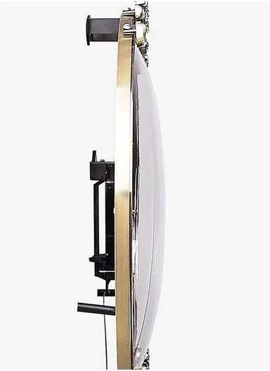 Luxury Classic Pendulum Wall Clock with Silent Quartz Movement (D32 × H66)cm BF362H - Black