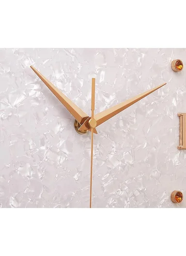 Luxury Classic Pendulum Wall Clock with Silent Quartz Movement (D32 × H66)cm BF362BKB - White