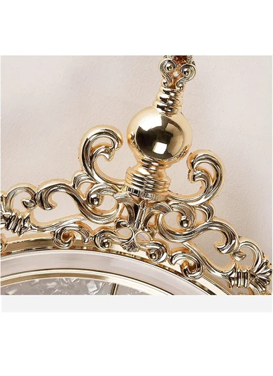 Luxury Classic Pendulum Wall Clock with Silent Quartz Movement (D32 × H66)cm BF362BKB - White