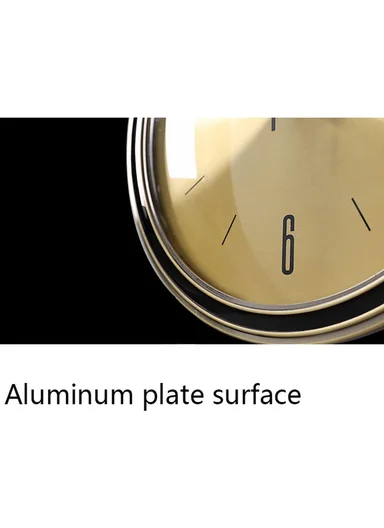 Luxury Deer Antler Design Wall Clock With Silent Quartz Movement (D32 × H63)cm BF364TS - Gold