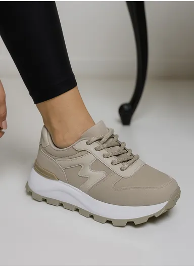 Women's Comfort Active Sneakers JF6609 - Kaki