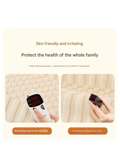 70x150cm 2-Seat Knitted Swirl Design Sofa Cover - Blue-Grey