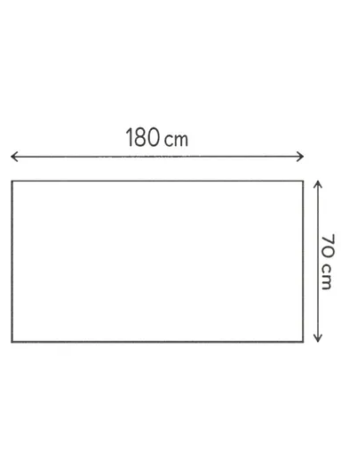 70x180cm 3-Seat Stripe Pattern Quilted Chenille Sofa Cover - Black &amp; White