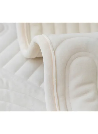 70x70cm 1-Seat Arch Quilted Plush Non-Slip Sofa Cover - Beige