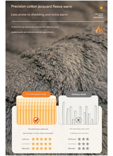 70x70cm 1-Seat Diamond Pattern Fluffy Sofa Cover - Brown