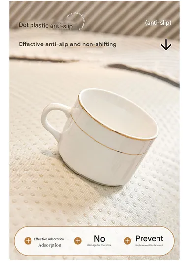 70x70cm 1-Seat Zigzag Pattern Velvety Sofa Cushion - Black