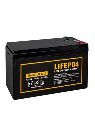 12.8V 10A 128Wh Rechargeable Battery LiFePo4