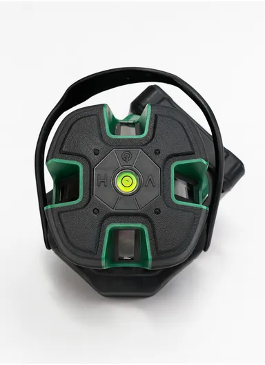 Professional 12-Line Laser Level Kit with 360° Rotating Base, 2 Rechargeable Battery, Self-Leveling, ±1mm Precision, 20m Range for Indoor &amp; Outdoor Use
