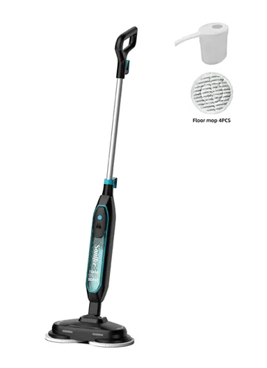 1500W 450ml Electric Steam Mop With Dual Speed &amp; LED Headlights SF-2257 (L39 x W20 x H102)cm