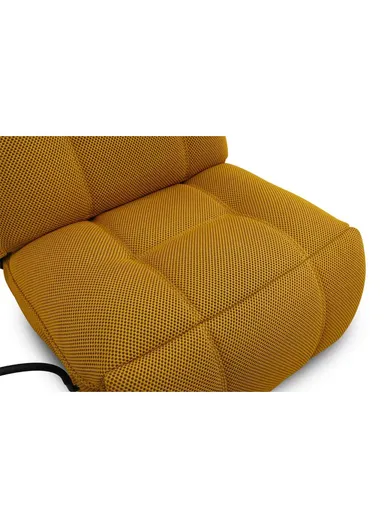 Divanolusso Armonia Luxury Motion Chair – Rock, Recline, Rotate &amp; Recharge Mustard Gold