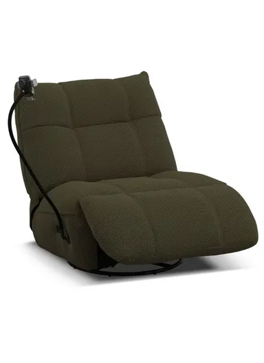 Divanolusso Armonia Luxury Motion Chair – Rock, Recline, Rotate &amp; Recharge Forest Green