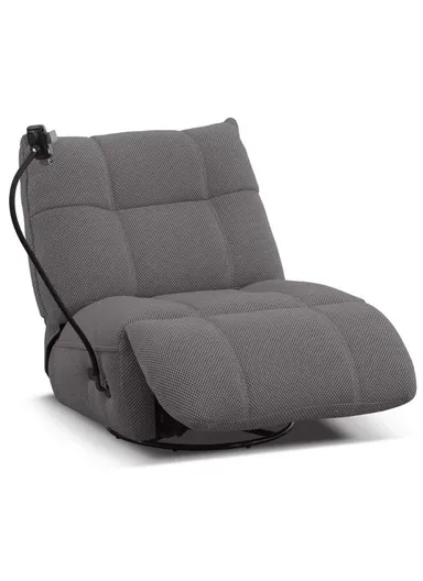 Divanolusso Armonia Luxury Motion Chair – Rock, Recline, Rotate &amp; Recharge Smoke Grey