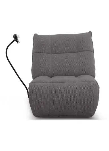 Divanolusso Armonia Luxury Motion Chair – Rock, Recline, Rotate &amp; Recharge Smoke Grey