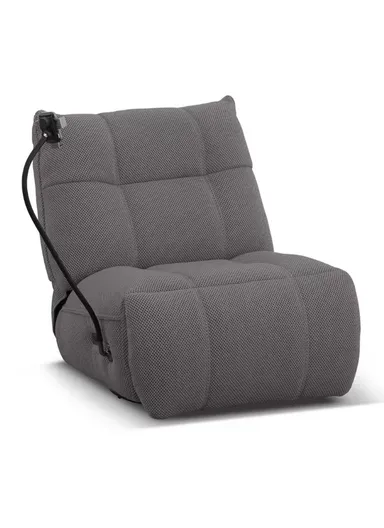 Divanolusso Armonia Luxury Motion Chair – Rock, Recline, Rotate &amp; Recharge Smoke Grey
