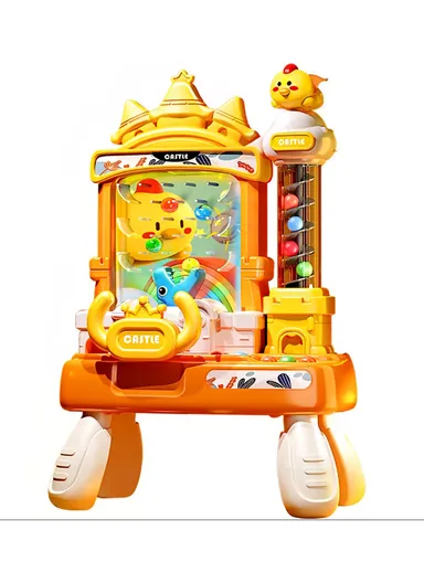 Montessori Ball Catching Machine with Lights Early Educational Hand Eye Coordination for Children Holiday festival Kid gift Toy