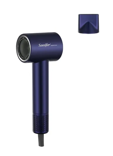 1600W 2 Heat Settings Electric Hair Dryer With Concentrated Nozzle SF-9684A - Navy