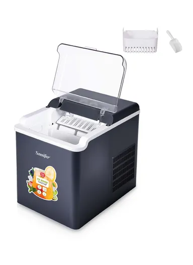 1.3L 100W Electric Ice Maker 9 Ice Cubes at a Time With Ice Basket &amp; Ice Spoon SF-6529