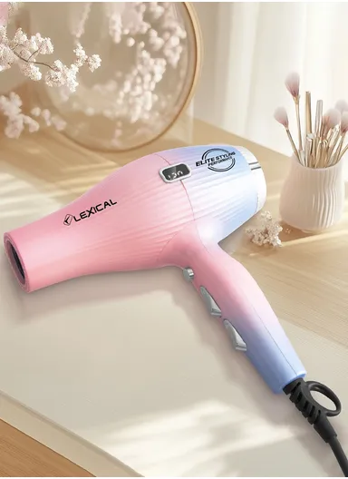 1600W Professional Hair Dryer with 2 Speed Controls &amp; Built-in LED Indicators LHD-5092