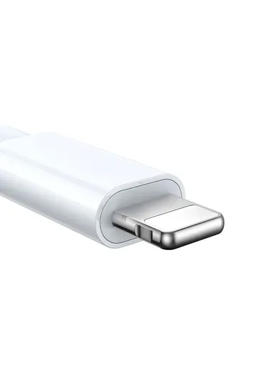 S-IW008 3-in-1 iP Watch Magnetic Charger + Lightning + Type-C Cable (USB-A) 1.2m - White