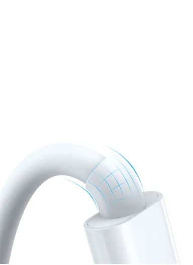 S-IW008 3-in-1 iP Watch Magnetic Charger + Lightning + Type-C Cable (USB-A) 1.2m - White