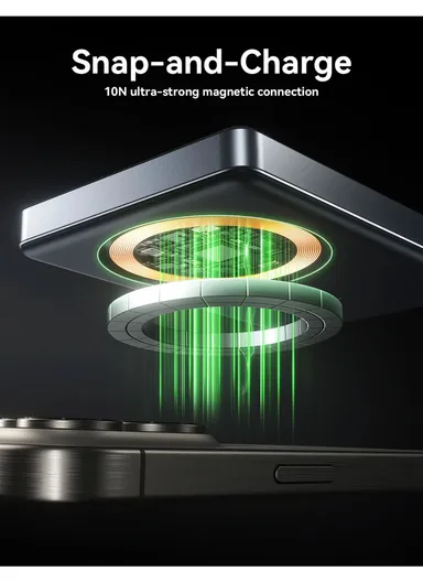 20W 10000mAh Magnetic Wireless Power Bank Ultra-Thin External Battery JR-PBM08 Pro