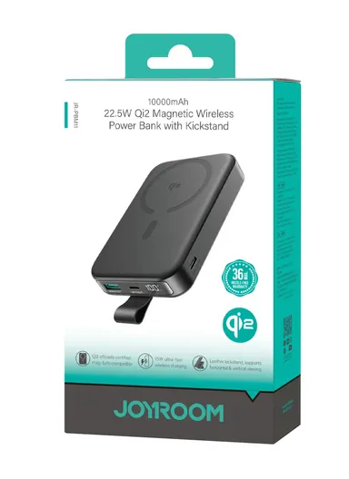 Qi2 10000mAh 22.5W Magnetic Power Bank Kickstand Wireless Charger JR-PBM11 