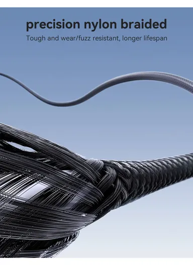 30W 2m Flash Series Fast Charging Data Cable Type-C to Lightning S-A28 - Black