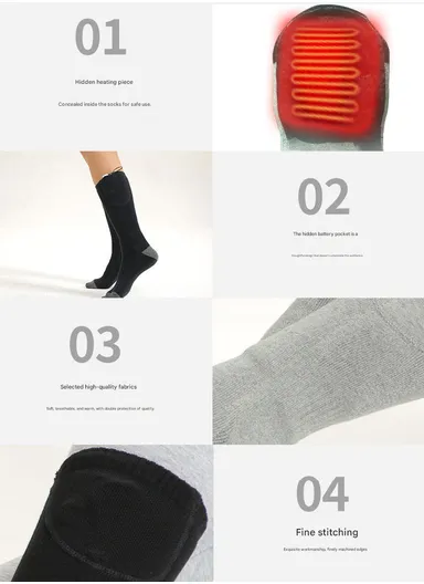 Electric Heating Socks with Constant Temperature Control