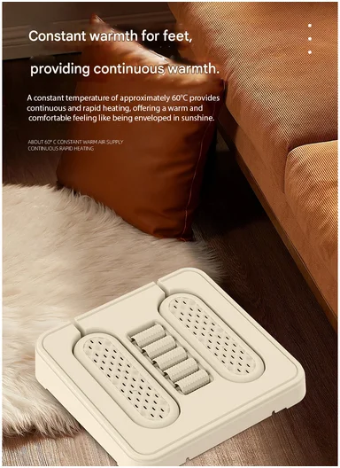 2-in-1 Multi-Function Shoe Dryer &amp; Foot Warmer With Massage Rollers ST-09 (L25 x W23 x H5)cm