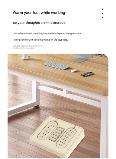 2-in-1 Multi-Function Shoe Dryer &amp; Foot Warmer With Massage Rollers ST-09 (L25 x W23 x H5)cm