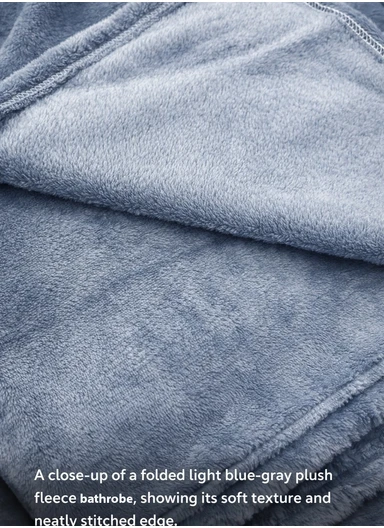 Adjustable Wearable Bath Towel Wrap With Pocket - Blue