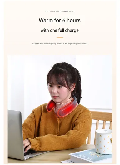 5200mAh Wearable Rechargeable Neck Heater with 4-Level Heating ST-2307