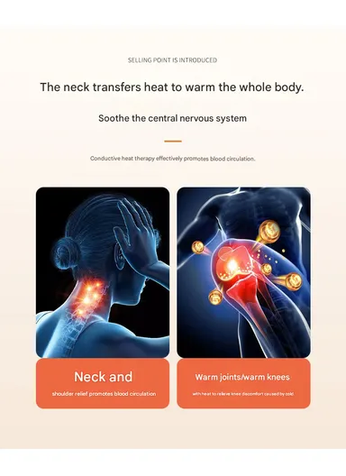 5200mAh Wearable Rechargeable Neck Heater with 4-Level Heating ST-2307