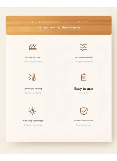 5200mAh Wearable Rechargeable Neck Heater with 4-Level Heating ST-2307