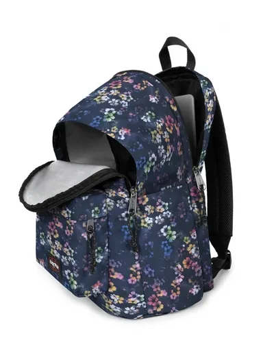 Water-Resistant Backpack with Laptop Sleeve &amp; Multiple Compartments 290027 (H44 x L30 x D24)cm - Flora Fade Navy 