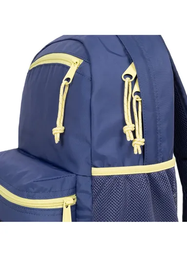 Water-Resistant Backpack with Laptop Sleeve &amp; Multiple Compartments 279451 (H43 x W32 x D14)cm - Block Navy