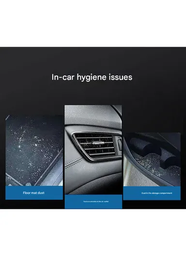 12V 5000Pa Portable Strong Suction Handheld Car Wired Vacuum with Extended Nozzle – C3089-1