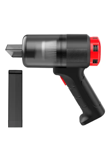 12V 5000Pa Handheld High-Power Car Vacuum Cleaner with Extended Nozzle for Deep Interior Cleaning