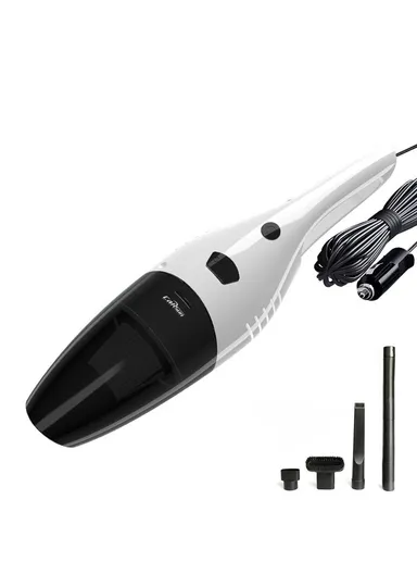 12V 4000Pa High-Power Wired Handheld Auto Vacuum with Multi-Nozzle Cleaning Set – C1652-1