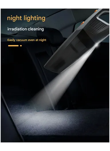 7000Pa 12V High-Power Car Vacuum Cleaner Multi-Functional Nozzle Set – C1398-1