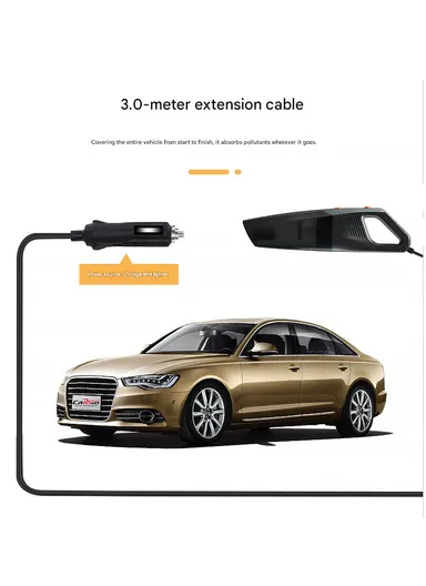 7000Pa 12V High-Power Car Vacuum Cleaner Multi-Functional Nozzle Set – C1398-1