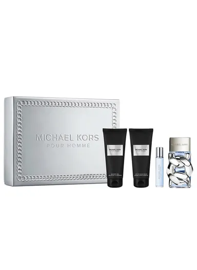Pour Homme Gift Set: Eau De Parfum 100 Ml + Aftershave 100 ML + Shower Gel 100 Ml + After Shave 10 Ml