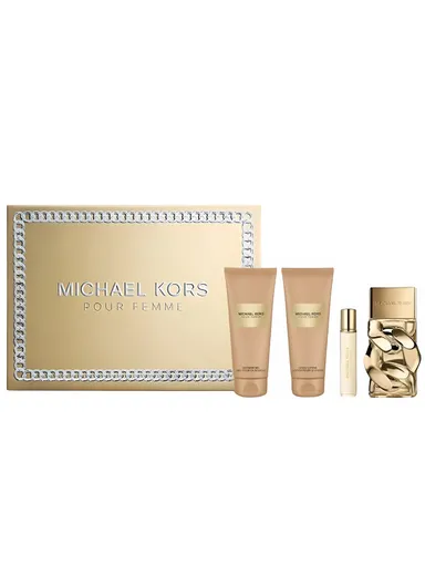 Pour Femme Eau de Parfum 100 ml + Body Lotion 100 ml + Shower Gel 100 ml + Eau de Parfum 10 ml Miniature, Gift Set for Women