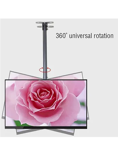 Tv Wall Mount Ceiling Tv Mount, Adjustable Tilt Swivel Hanging Tv Mount Bracket, Fits 14-32 Inch Tvs